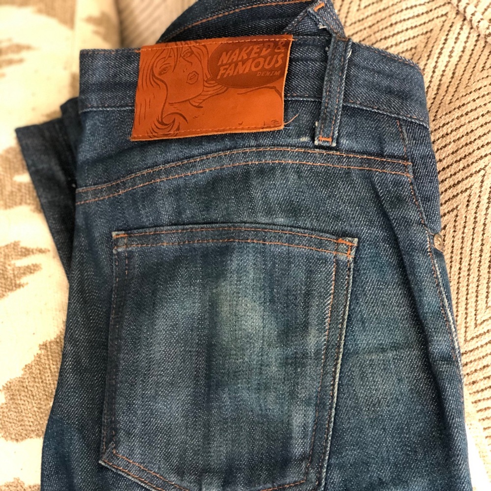 Men’s naked and famous jeans